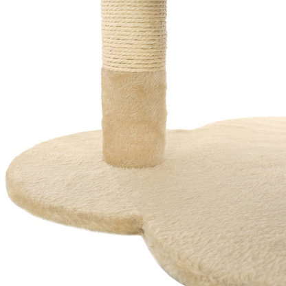 vidaXL Cat Tree with Sisal Scratching Post 50 cm Beige and Brown