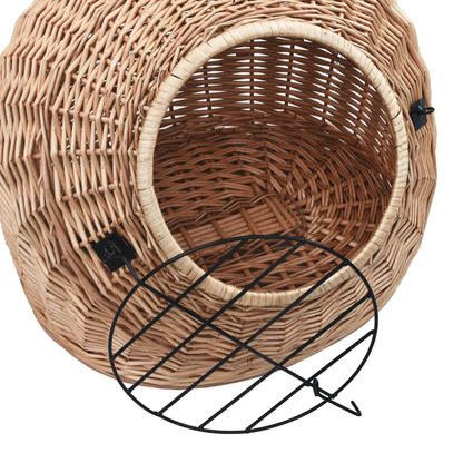 vidaXL Cat Transporter 60x45x45 cm Natural Willow