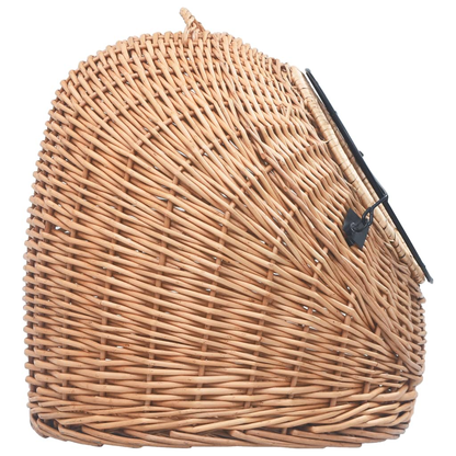 vidaXL Cat Transporter 50x42x40 cm Natural Willow