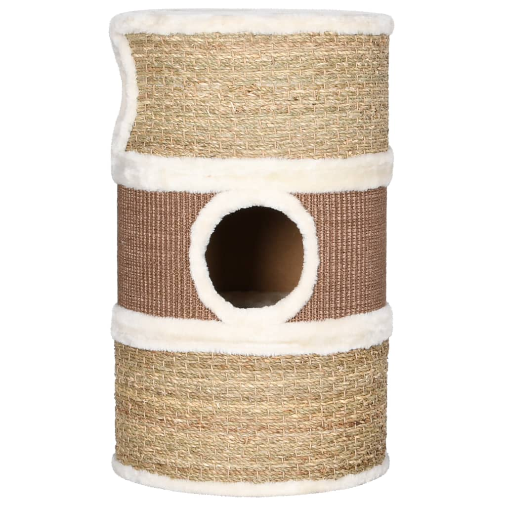 vidaXL Seagrass Cat Scratching Barrel 60 cm 