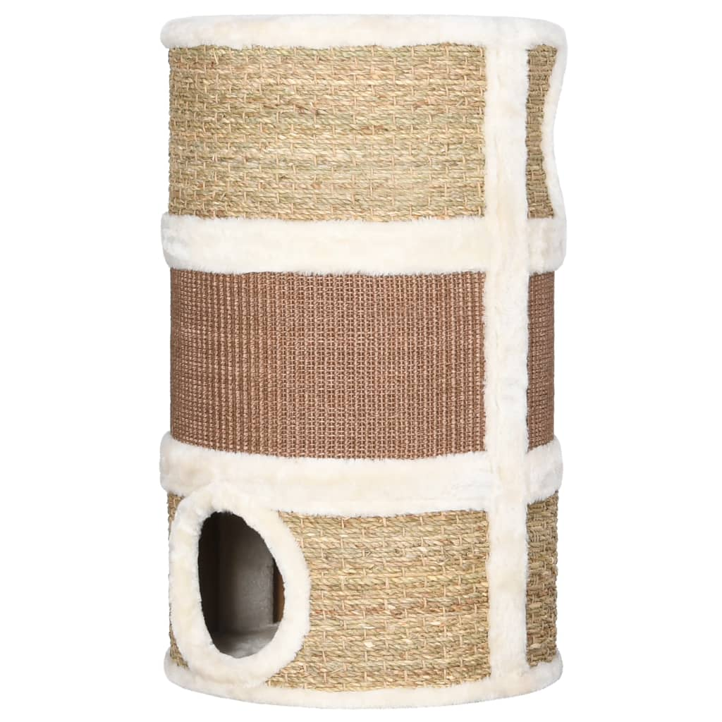 vidaXL Seagrass Cat Scratching Barrel 60 cm 