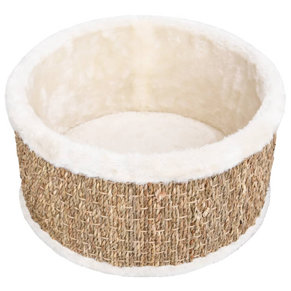 vidaXL Round Cat Basket 36 cm Seagrass