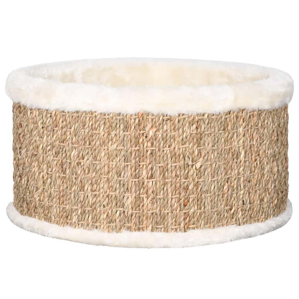 vidaXL Round Cat Basket 36 cm Seagrass