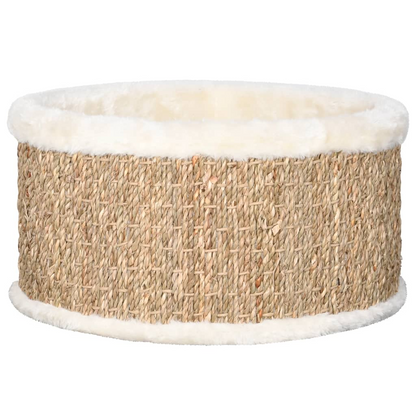 vidaXL Round Cat Basket 36 cm Seagrass