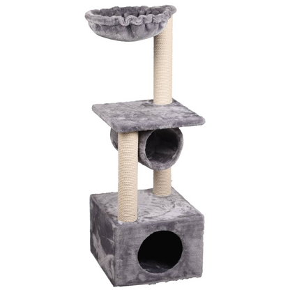 Cat Scratching Tree Gulf Grey 35x35x103 cm