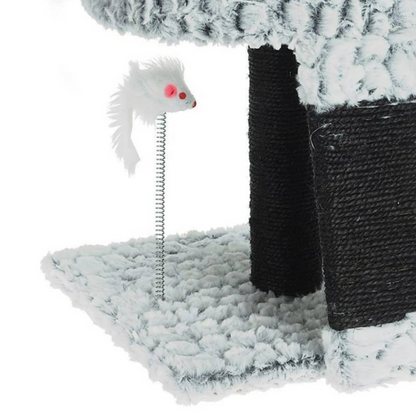 Pets Collection Cat Scratching Tree on Stand with Mouse & Scratching Post 30x30x40 cm