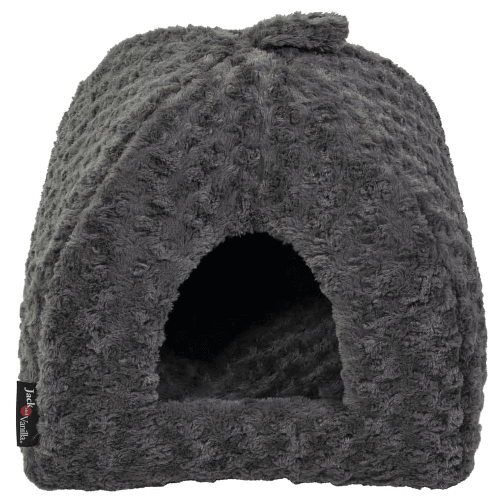 Jack and Vanilla Pet Igloo Softy XS 40x40x40 cm Rosette Grey