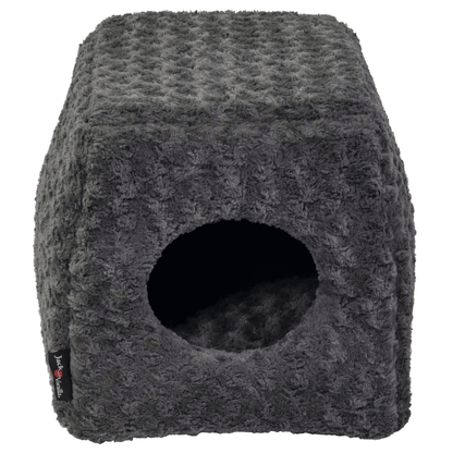 Jack and Vanilla Pet Cave Softy S 40x40x39 cm Rosette Grey