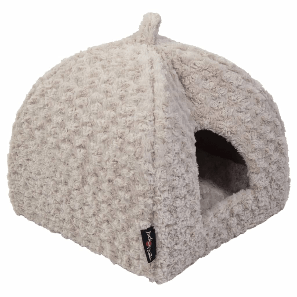 Jack and Vanilla Pet Cave Igloo Softy XS 40x40x40 cm Rosette Beige