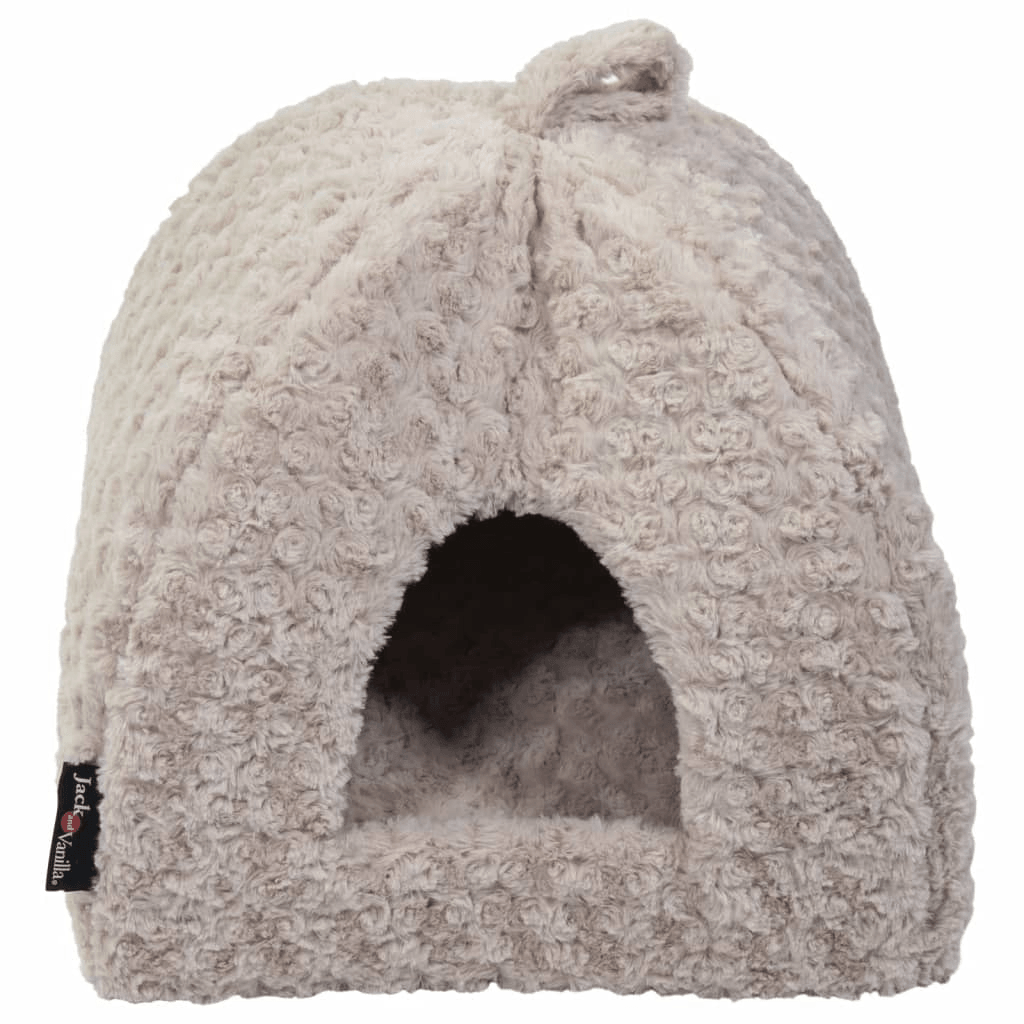 Jack and Vanilla Pet Cave Igloo Softy XS 40x40x40 cm Rosette Beige