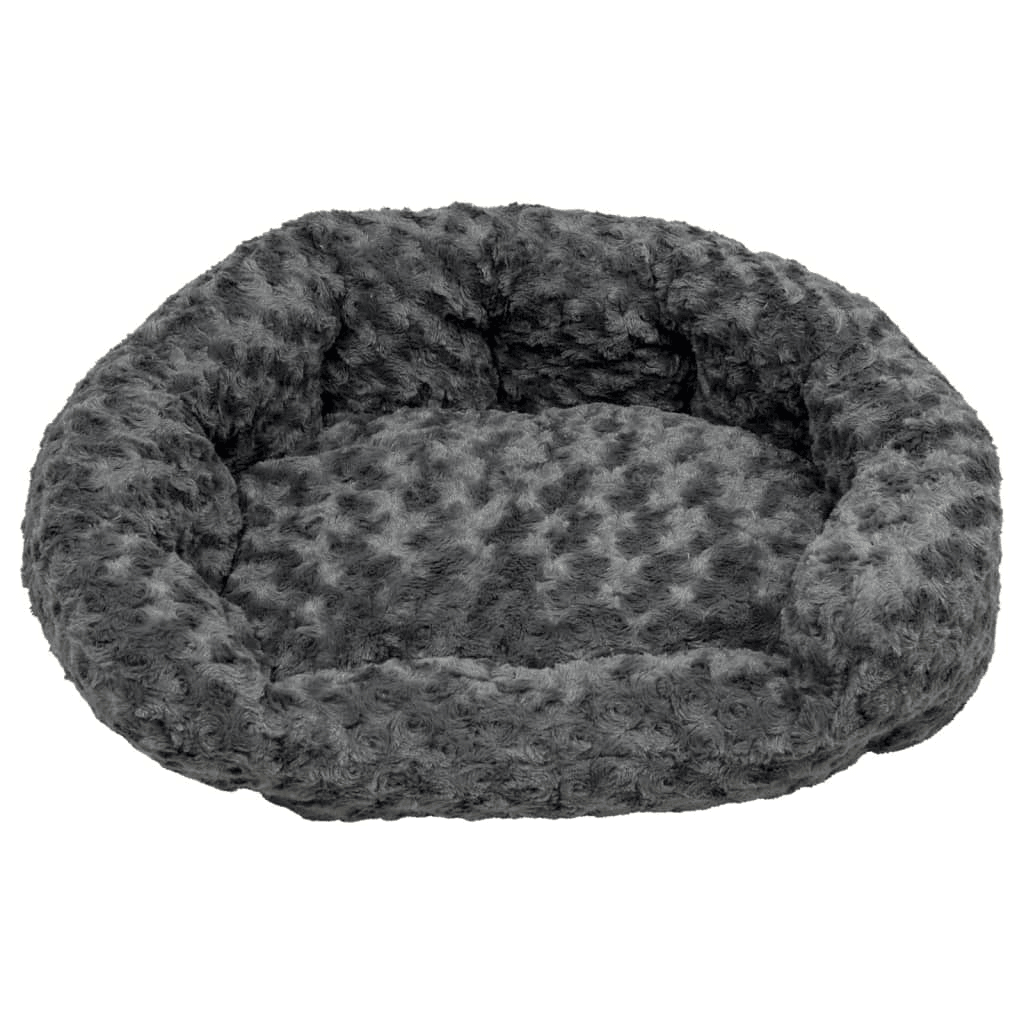 Jack and Vanilla Pet Basket Bed | Coal L 55x42 cm