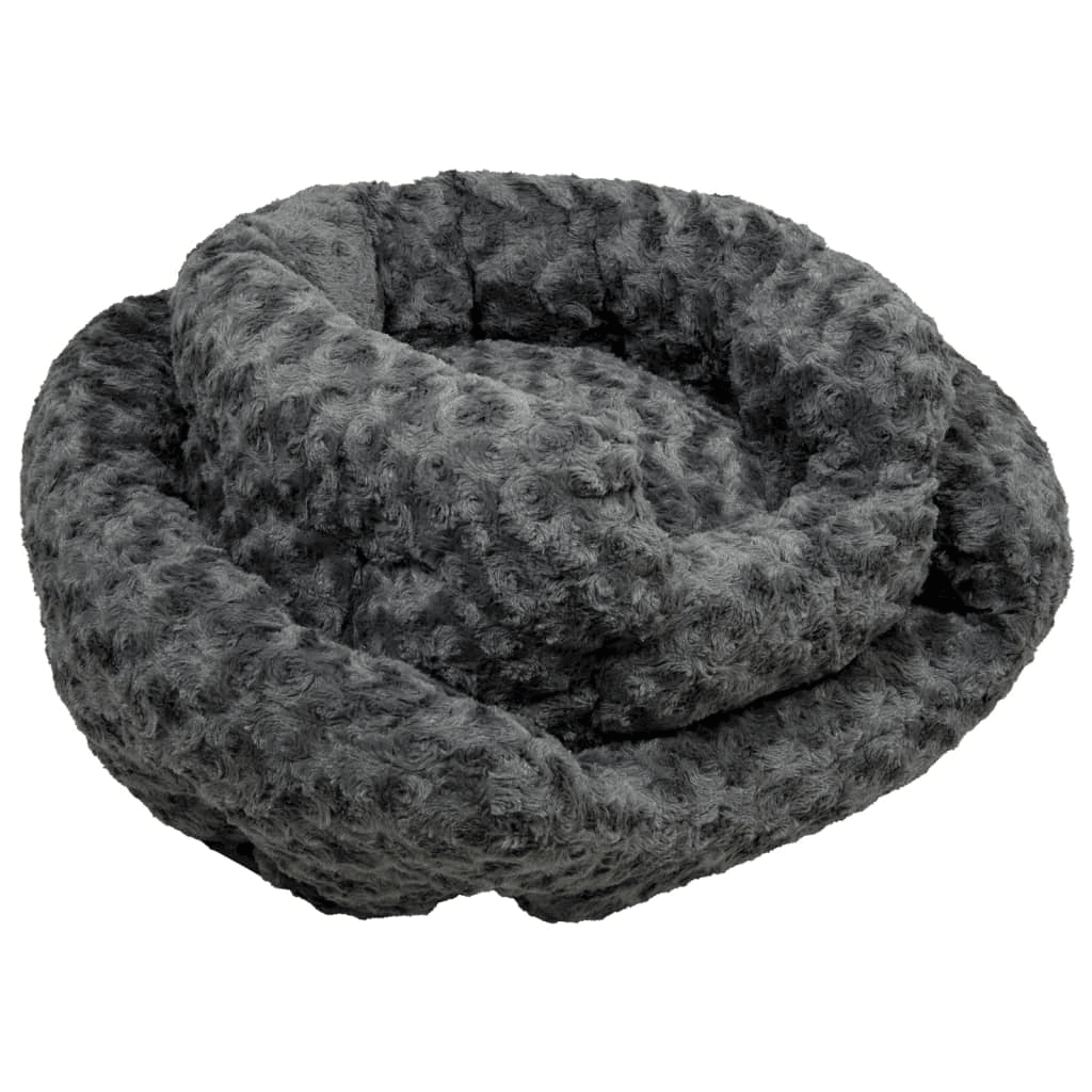 Jack and Vanilla Pet Basket Bed | Coal L 55x42 cm