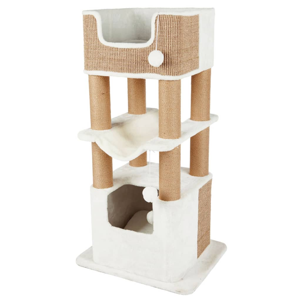 TRIXIE Cat Scratching Post Lucano XXL White and Taupe