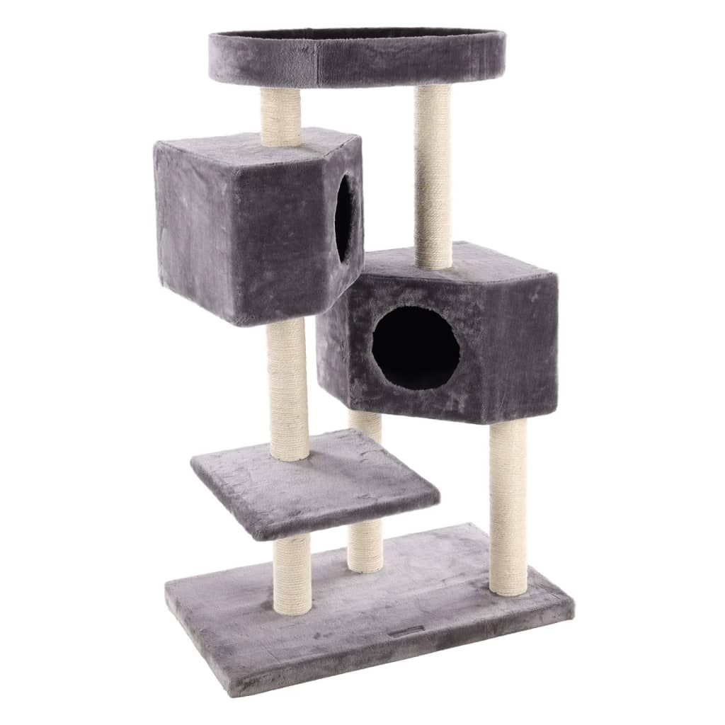 FLAMINGO Cat Scratching Tree Kresko 74x40x115 cm Grey