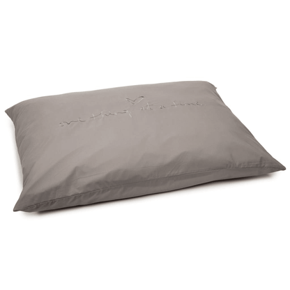 Beeztees Dog Lounge Cushion Tapira Trendy Dog Pillow Bed | Light Grey 120x90 cm