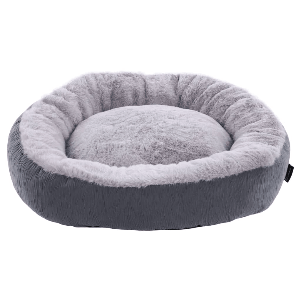 FLAMINGO Pet Basket Suza Round Grey 50x50x15 cm