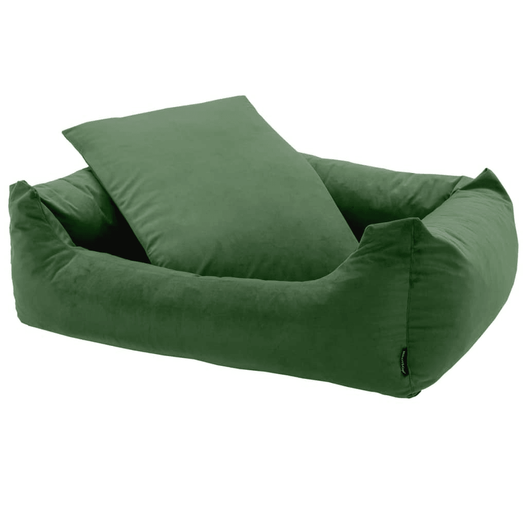 Madison Dog Bed Velvet 120x95x28 cm Green