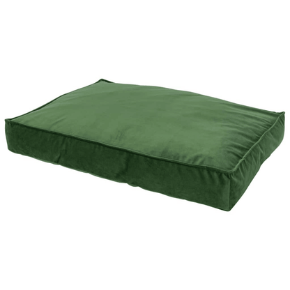 Madison Dog Lounge Velvet 80 x 55 x 15 cm Green