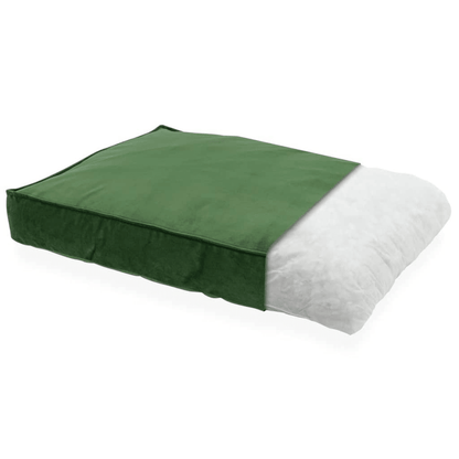 Madison Dog Lounge Velvet 80 x 55 x 15 cm Green