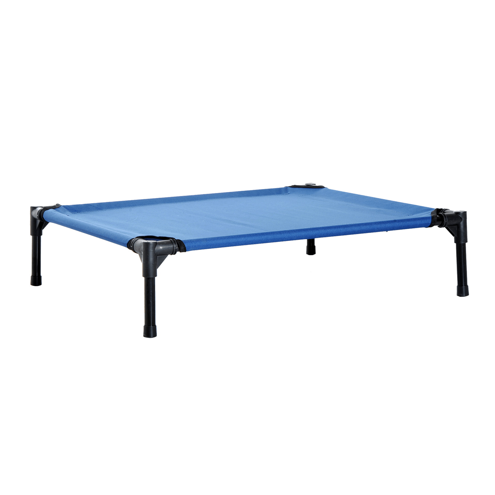 PawHut Raised Dog Bed Cooling Elevated Pet Cot with Breathable Mesh for Indoor Outdoor Blue  | Medium 