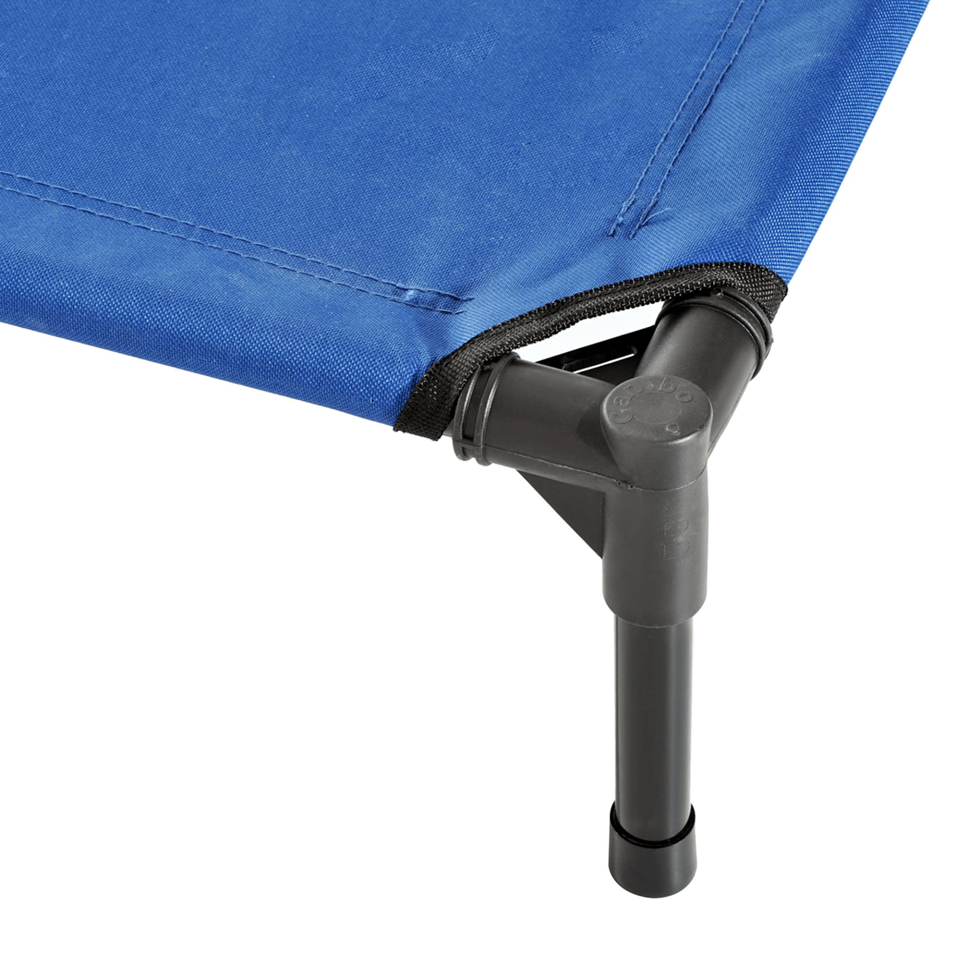 PawHut Raised Dog Bed Cooling Elevated Pet Cot with Breathable Mesh for Indoor Outdoor Blue | Medium - FluffePet