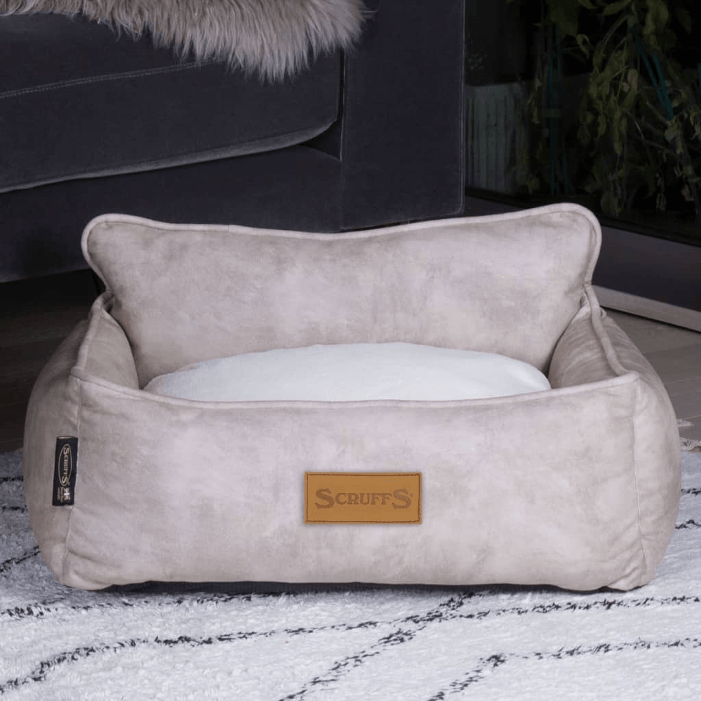 Scruffs & Tramps Dog Bed Kensington Cream Large 90x70 cm