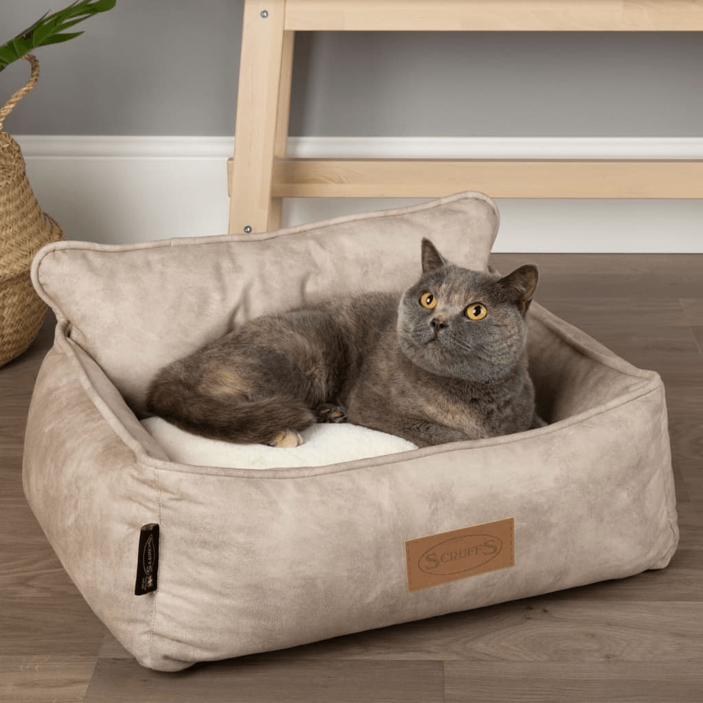 Scruffs & Tramps Dog Bed Kensington Cream Large 90x70 cm