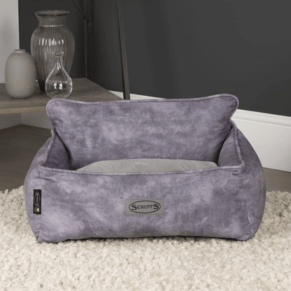 Scruffs & Tramps Dog Bed Kensington Grey Medium 60x50 cm