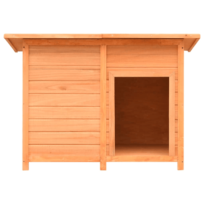 vidaXL Dog Cage Solid Pine & Fir Wood 120x77x86 cm