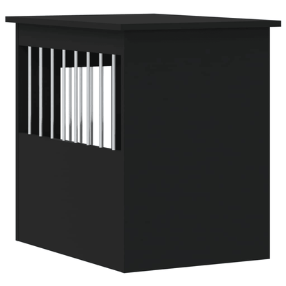 VidaXL Dog Crate Furniture | Black 45x62x59 cm - FluffePet