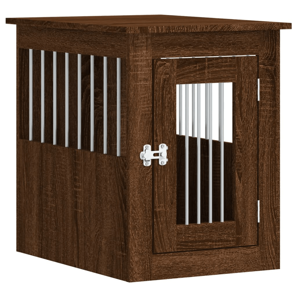 vidaXL Dog Crate Furniture Brown Oak 45x62x59 cm