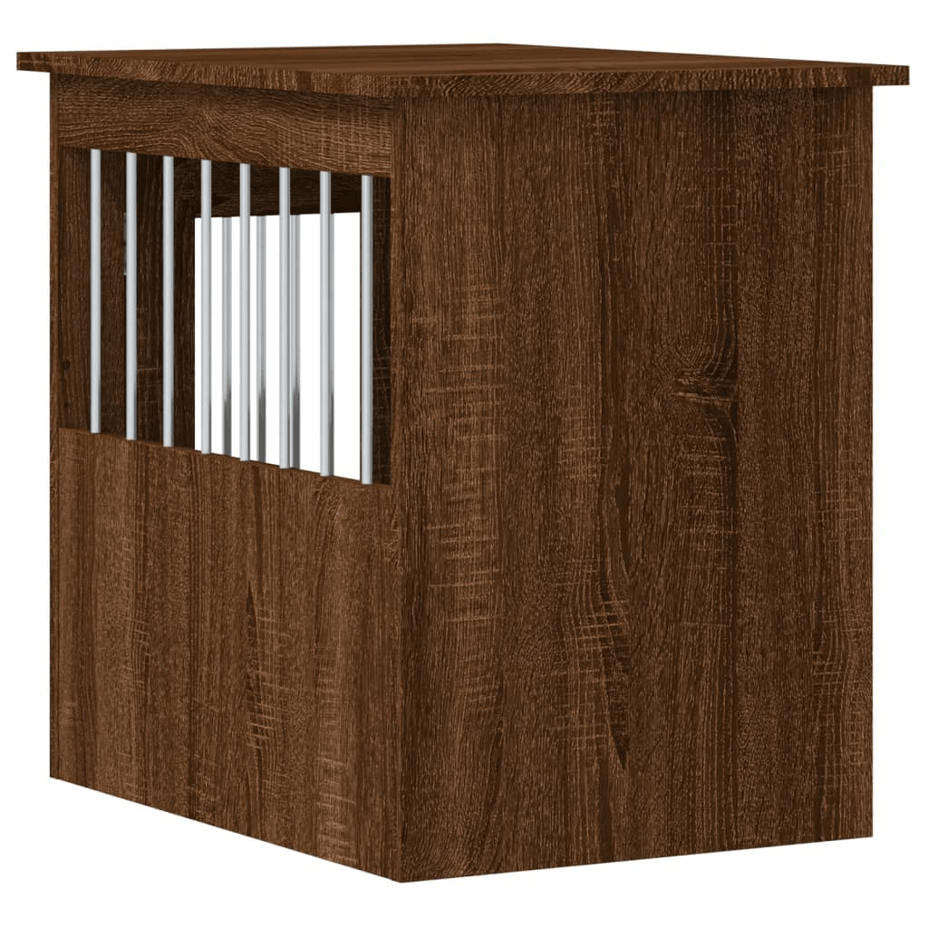 VidaXL Dog Crate Furniture | Brown Oak 45x62x59 cm - FluffePet