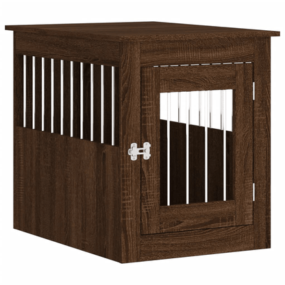 vidaXL Dog Crate Furniture Brown Oak 55x75x65 cm