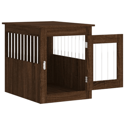 VidaXL Dog Crate Furniture | Brown Oak 55x75x65 cm - FluffePet