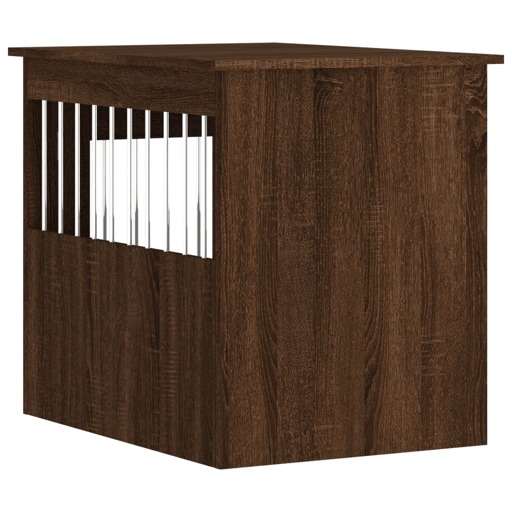 VidaXL Dog Crate Furniture | Brown Oak 55x75x65 cm - FluffePet