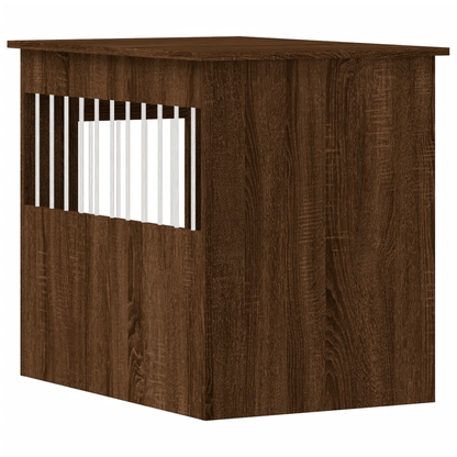 VidaXL Dog Crate Furniture | Brown Oak 55x80x68 cm - FluffePet