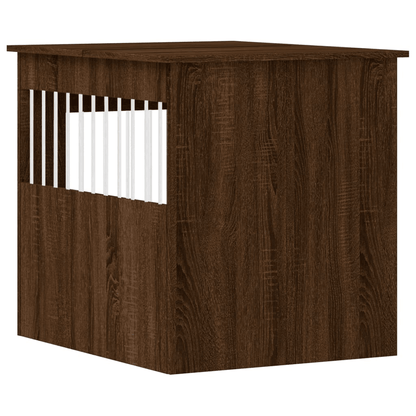 VidaXL Dog Crate Furniture | Brown Oak 64.5x80x71 cm - FluffePet