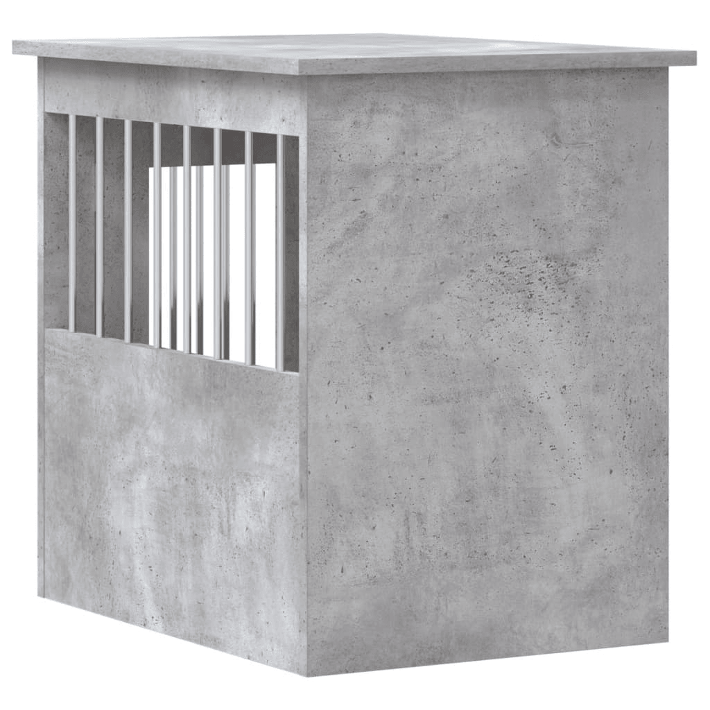 VidaXL Dog Crate Furniture | Concrete Grey 45x62x59 cm - FluffePet