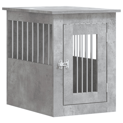 vidaXL Dog Crate Furniture Concrete Grey 45x62x59 cm