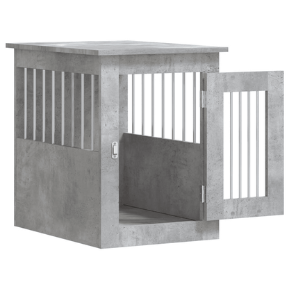 vidaXL Dog Crate Furniture Concrete Grey 45x62x59 cm