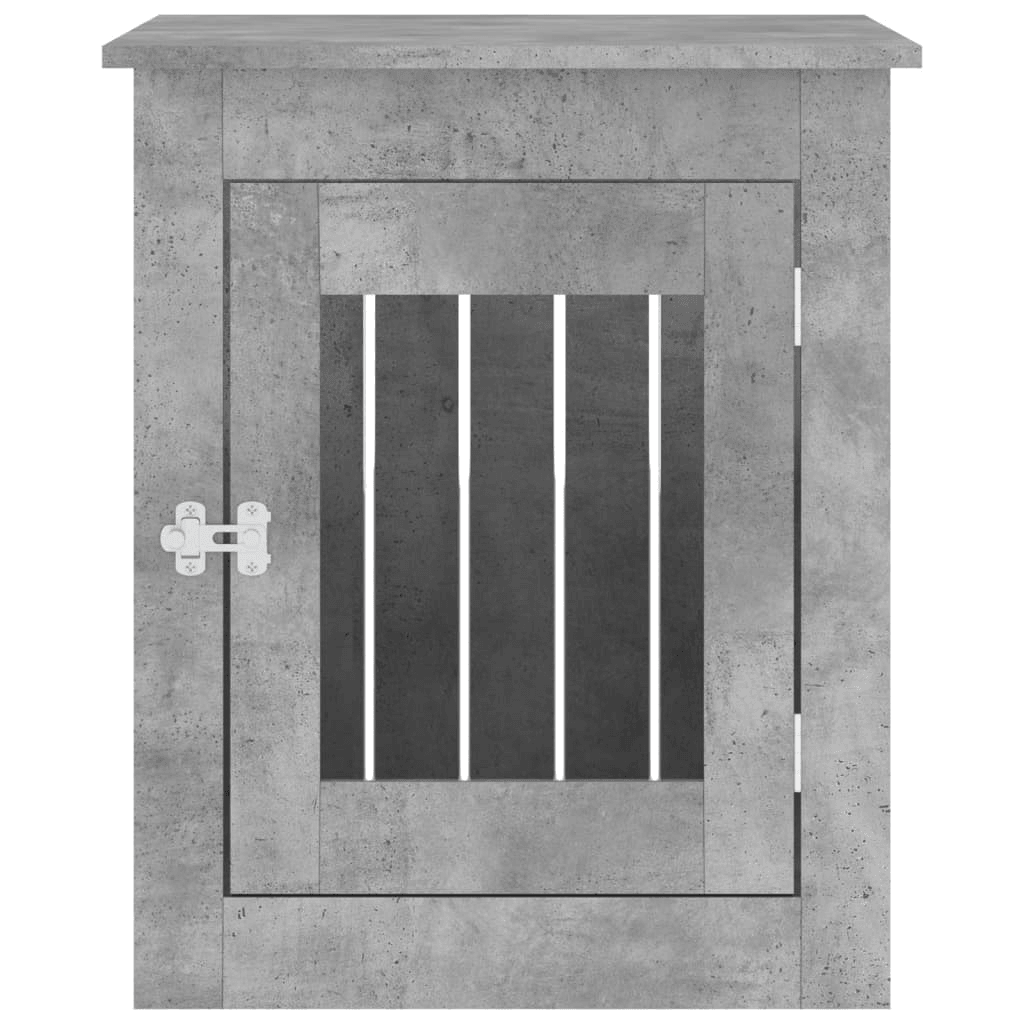 vidaXL Dog Crate Furniture Concrete Grey 55x75x65 cm