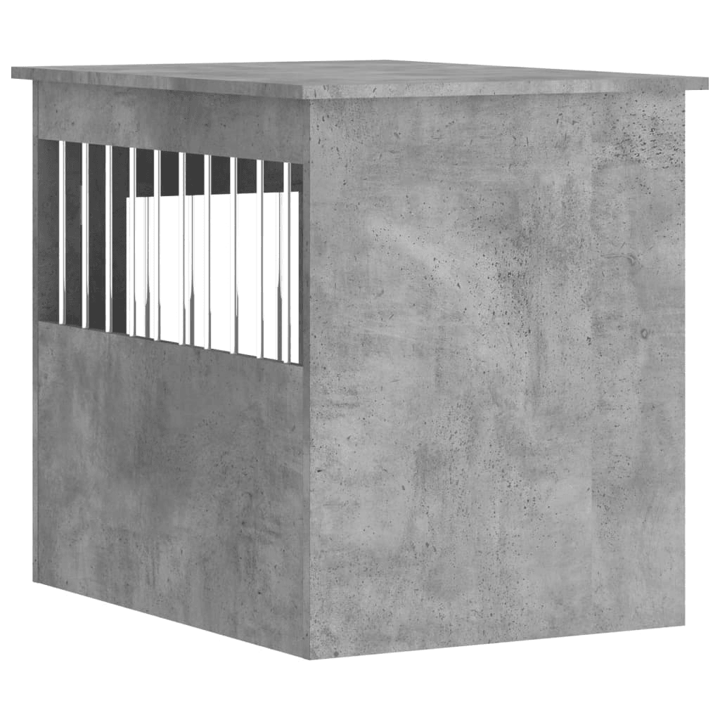 VidaXL Dog Crate Furniture | Concrete Grey 55x75x65 cm - FluffePet