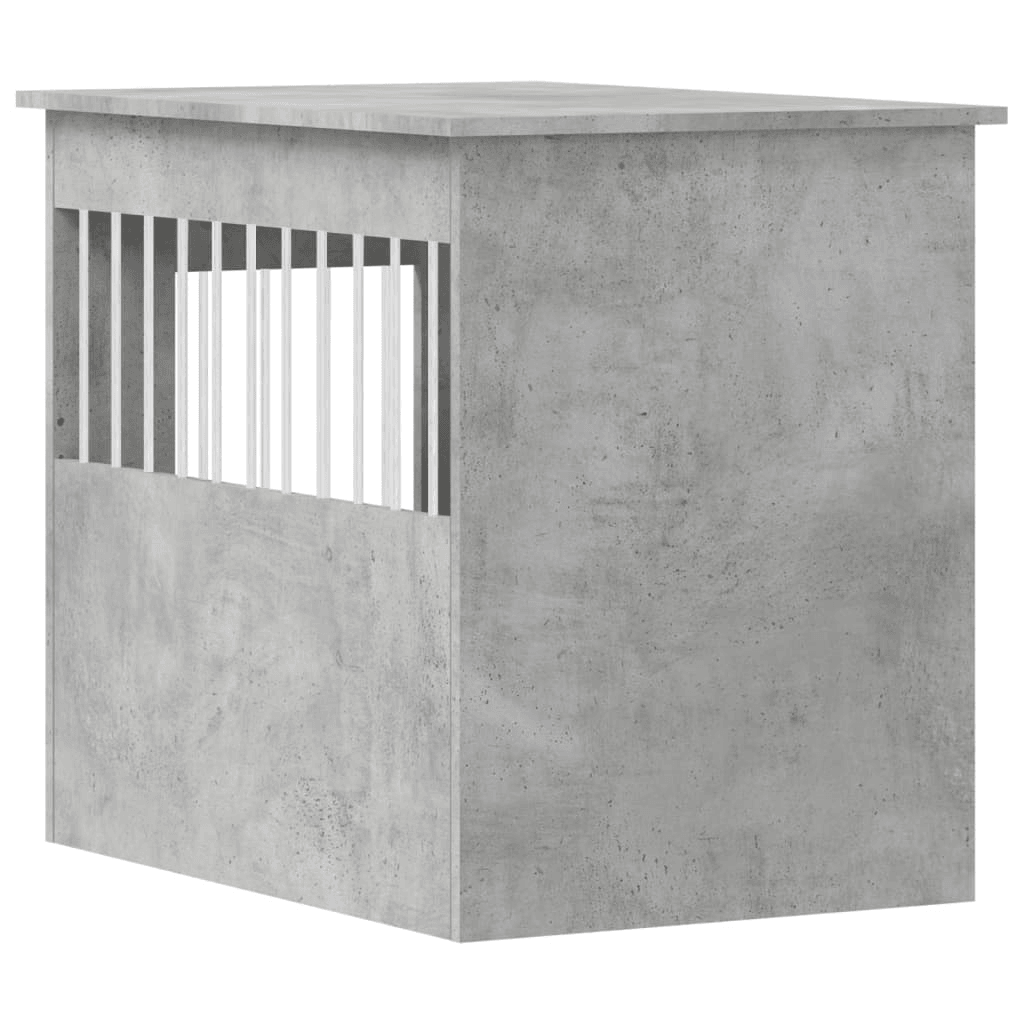 VidaXL Dog Crate Furniture | Concrete Grey 55x80x68 cm - FluffePet