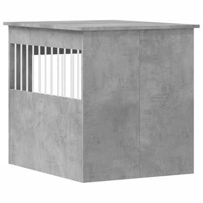 VidaXL Dog Crate Furniture | Concrete Grey 64.5x80x71 cm - FluffePet