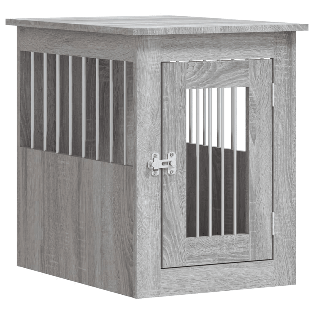 vidaXL Dog Crate Furniture Grey Sonoma 45x62x59 cm