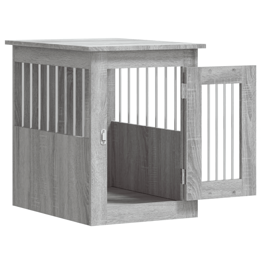 vidaXL Dog Crate Furniture Grey Sonoma 45x62x59 cm