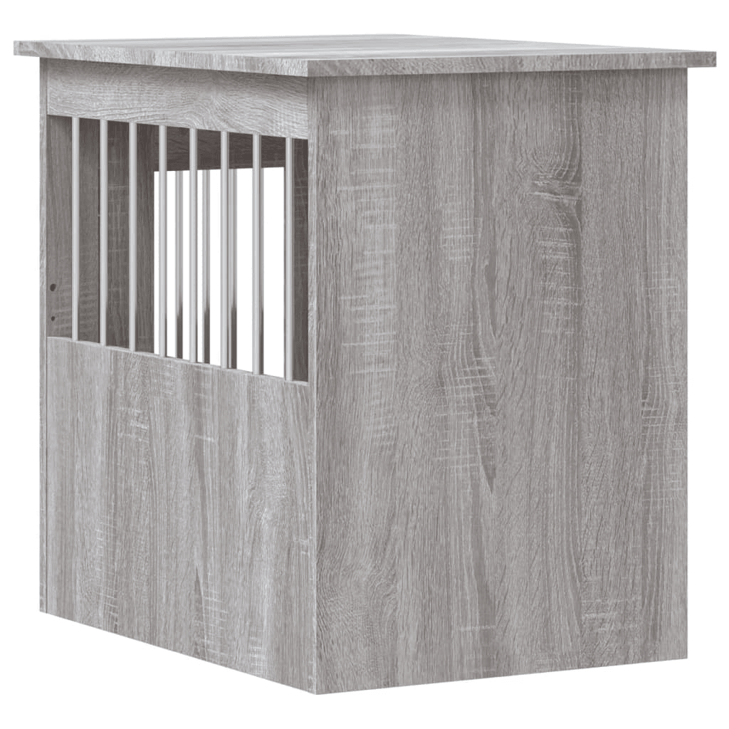 VidaXL Dog Crate Furniture | Grey Sonoma 45x62x59 cm - FluffePet