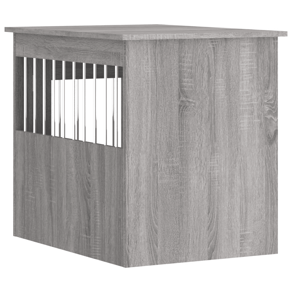 VidaXL Dog Crate Furniture | Grey Sonoma 55x75x65 cm - FluffePet