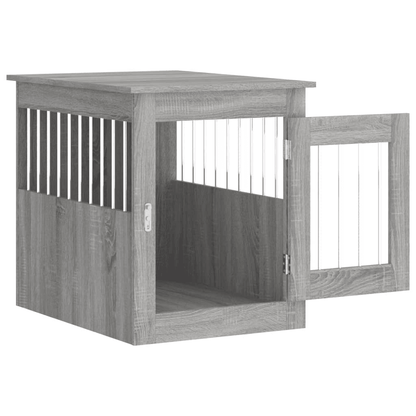 VidaXL Dog Crate Furniture | Grey Sonoma 55x75x65 cm - FluffePet