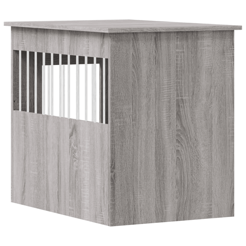 VidaXL Dog Crate Furniture | Grey Sonoma 55x80x68 cm - FluffePet